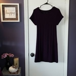 Purple sweater dress size small